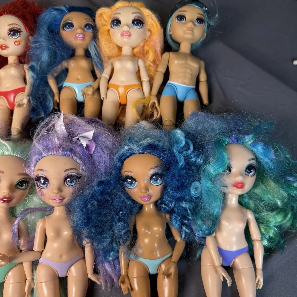 Rainbow High Dolls Lot Of 10 Avery‎ Styles Ruby Anderson Skyler Bradshaw River